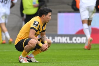 Kyu-hyun Park niedergeschlagen: Dynamo Dresden steckt in einer sportlichen Krise.