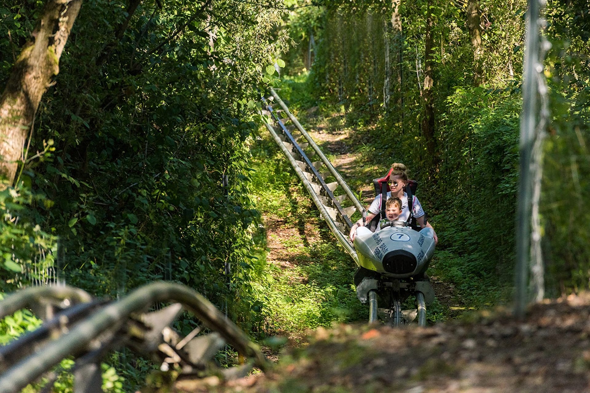 Natur-Bobbahn im Kienbergpark