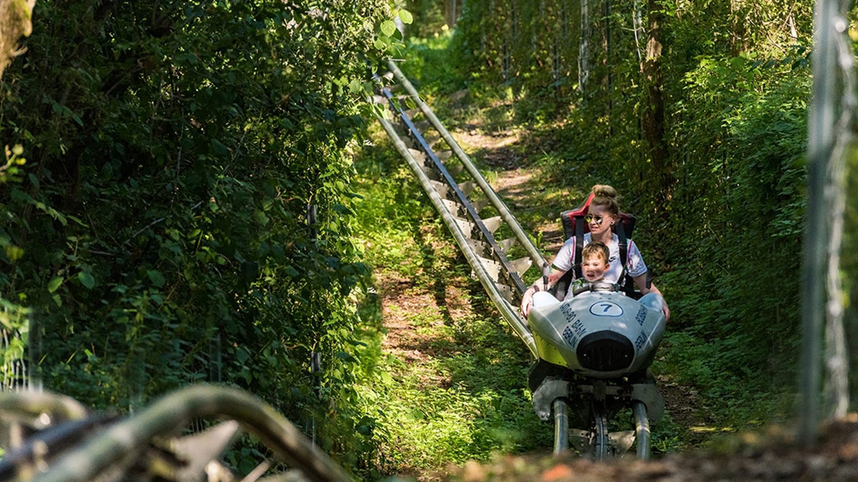 Natur-Bobbahn im Kienbergpark