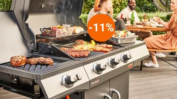 Obi-Angebot: Der Baumarkt bietet den Gasgrill Performance Power Edition 3 von Char-Broil inklusive Gratis-Zubehör aktuell zum neuen Rekord-Tiefpreis an.