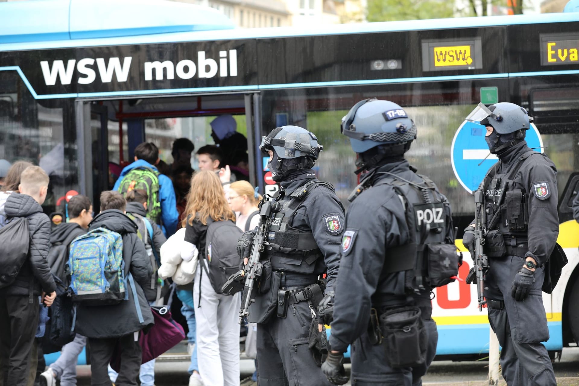 Einsatz an Wuppertaler Gymnasium