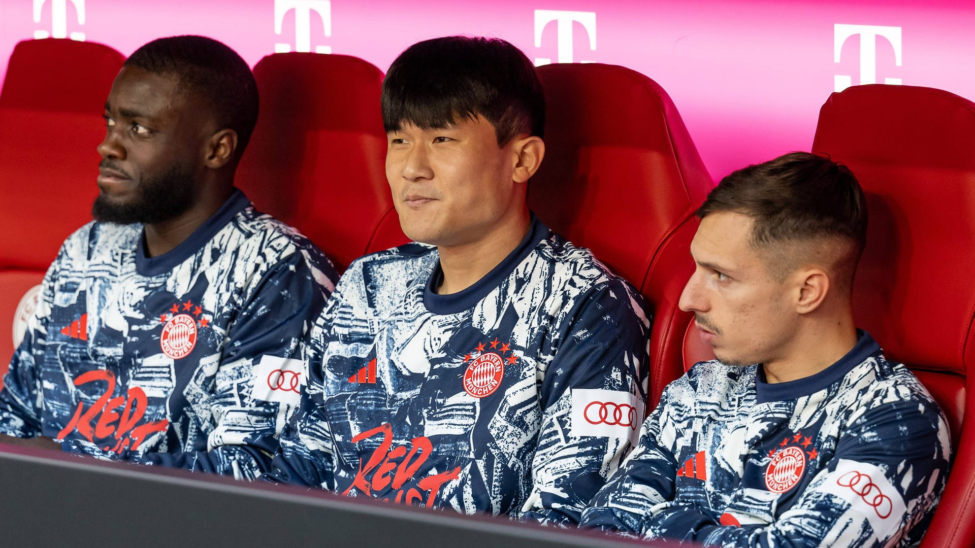 Dayot Upamecano, Min-jae Kim und Bryan Zaragoza (v.l.n.r.): Könnte einer von ihnen den Verein im Sommer verlassen?