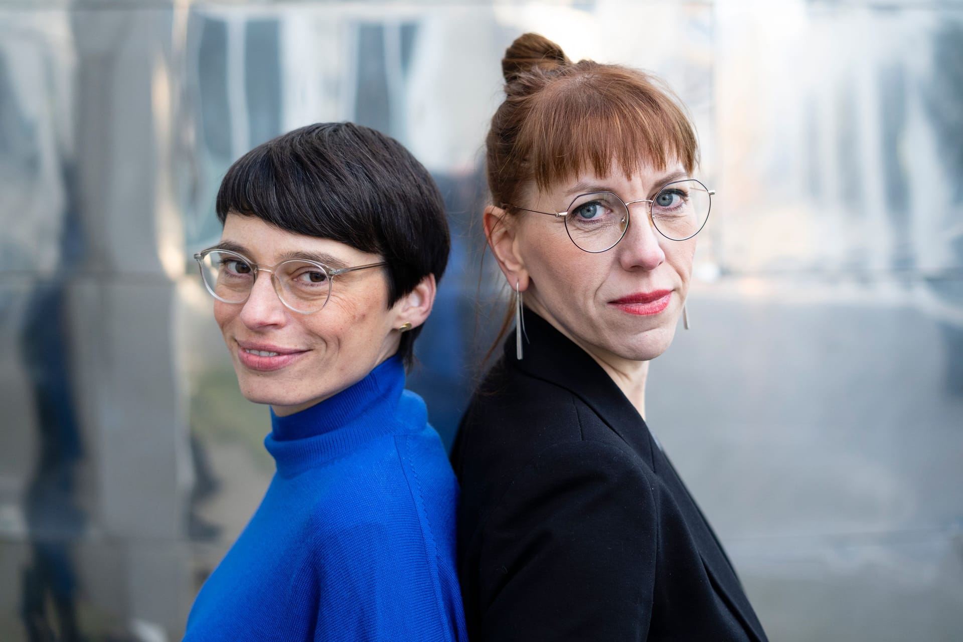 Katja Meier (r.) und Josefine Paul (l.): Sie wollen nach der Landtagswahl in Sachsen heiraten.