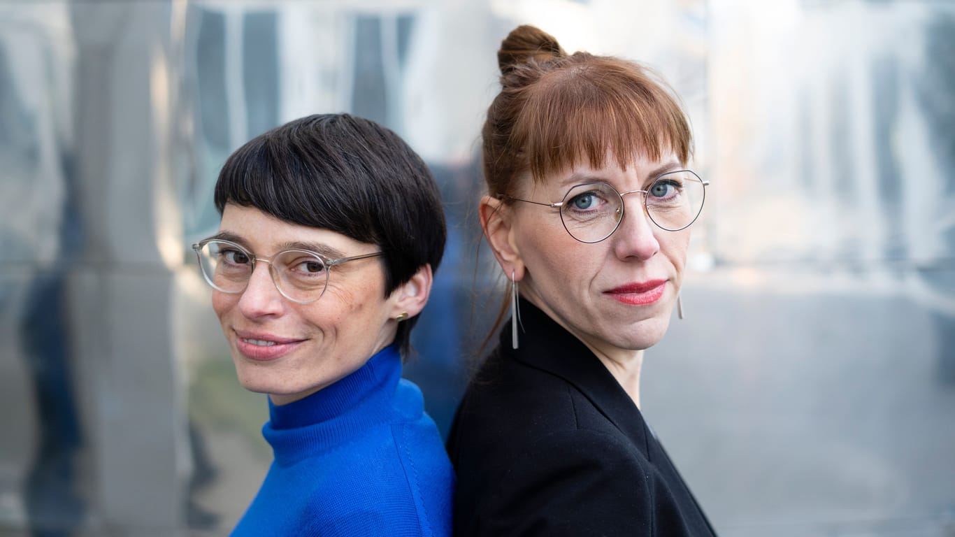 Katja Meier (r.) und Josefine Paul (l.): Sie wollen nach der Landtagswahl in Sachsen heiraten.