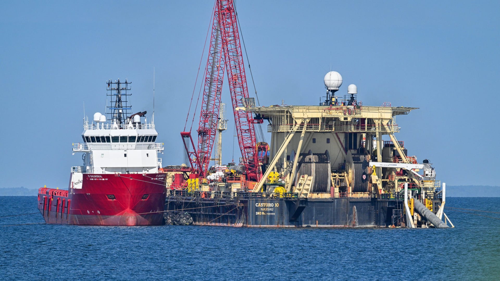 LNG-Pipeline bei Lubmin (Archivbild): Umweltverbände hatten geklagt.