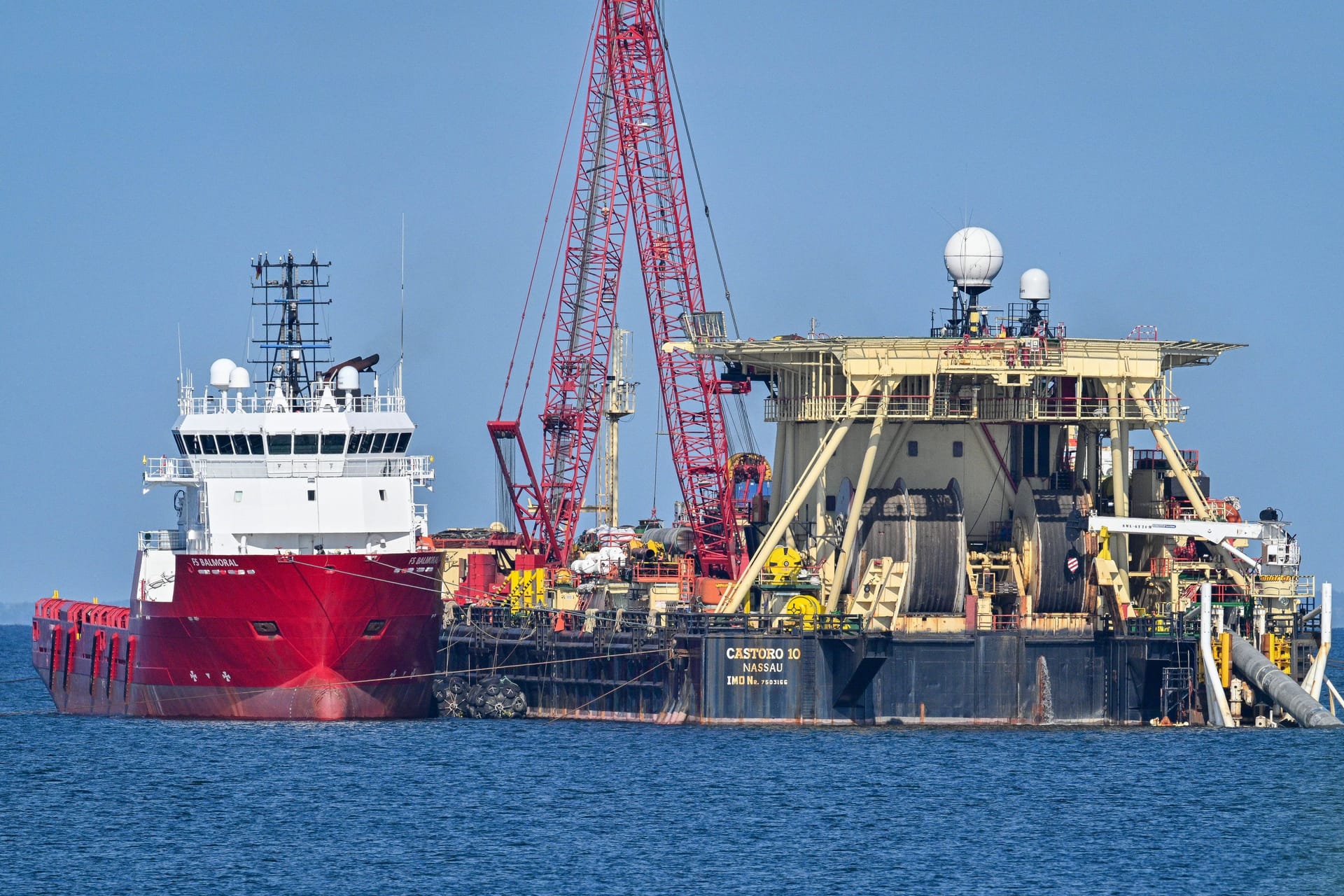 LNG-Pipeline bei Lubmin (Archivbild): Umweltverbände hatten geklagt.