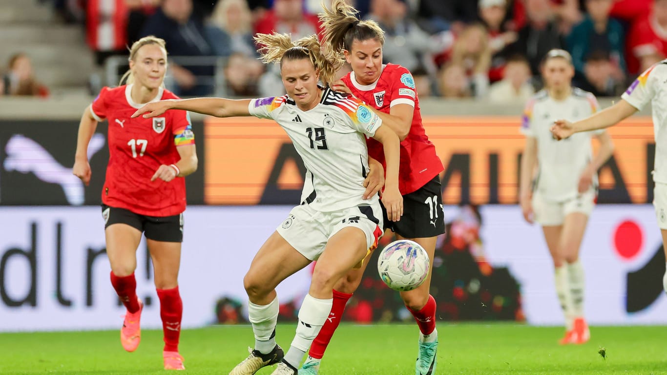 Klara Bühl: Sie traf gegen Österreich doppelt.
