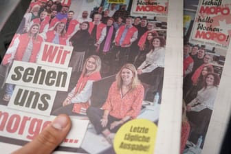 Die letzte gedruckte "Mopo": Die "Hamburger Morgenpost" erscheint ab Freitag nur noch als Wochenzeitung.
