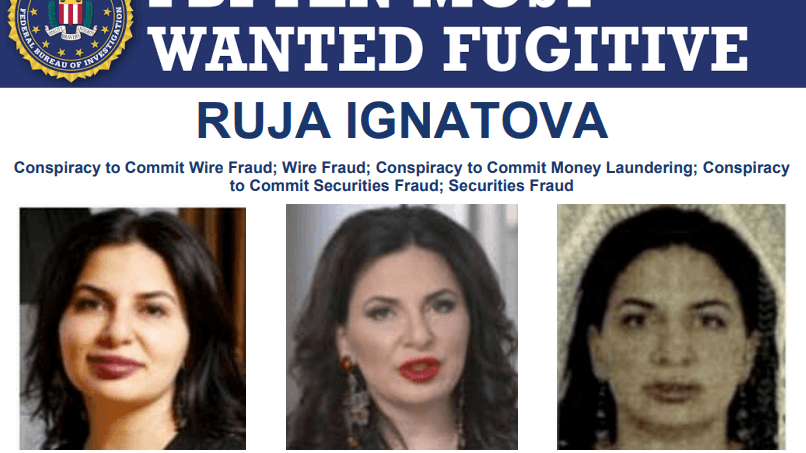 Ruja Ignatova, die "Cryto-Queen", steht wegen verschiedener Betrugsdelikte vom FBI auf die "Most Wanted"-Liste.