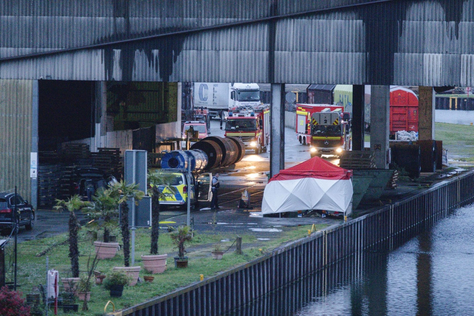 Toter am Hafen Dortmund