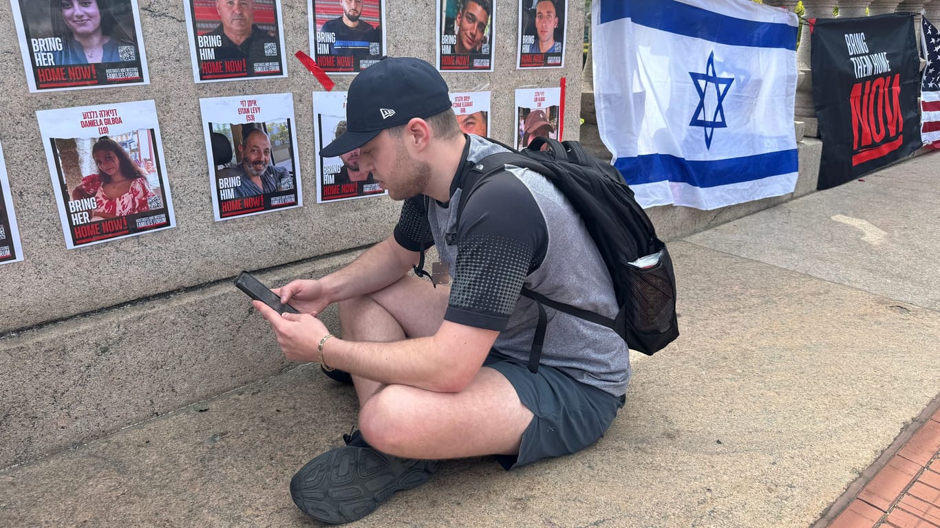 Trauert um seine israelischen Freunde: Jonathan Swill versteht seine Mitstudenten an der Columbia University nicht.