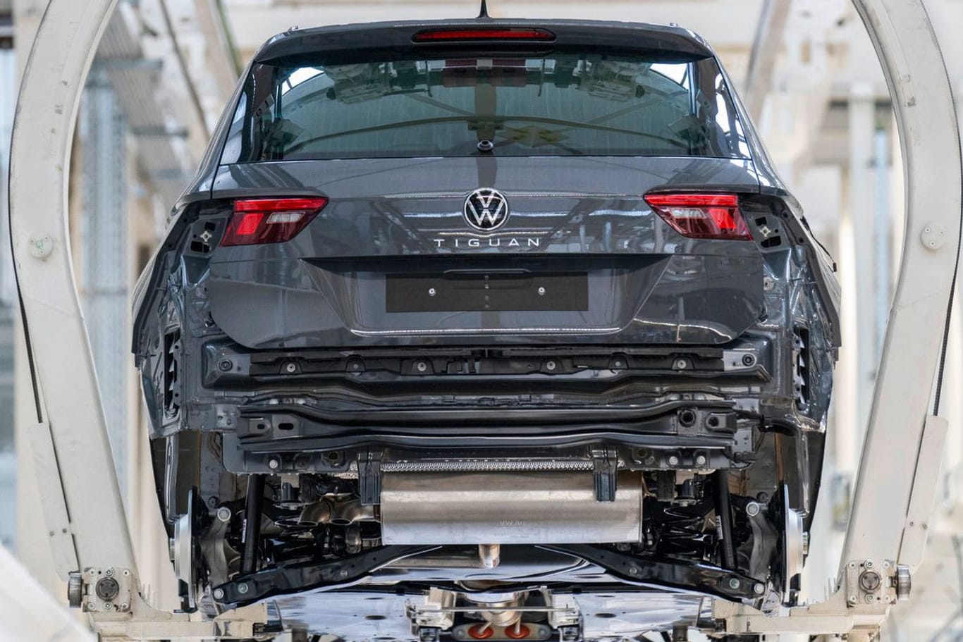 Produktion des Tiguan in Wolfsburg: Das SUV wird mittlerweile öfter produziert als der langjährige Bestseller Golf.