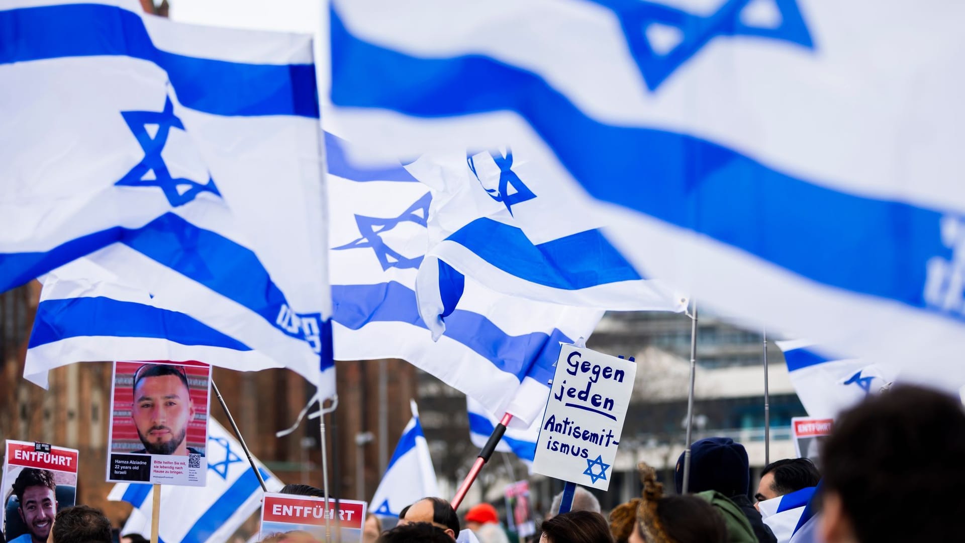 Demo gegen Antisemitismus und für Solidarität mit Israel