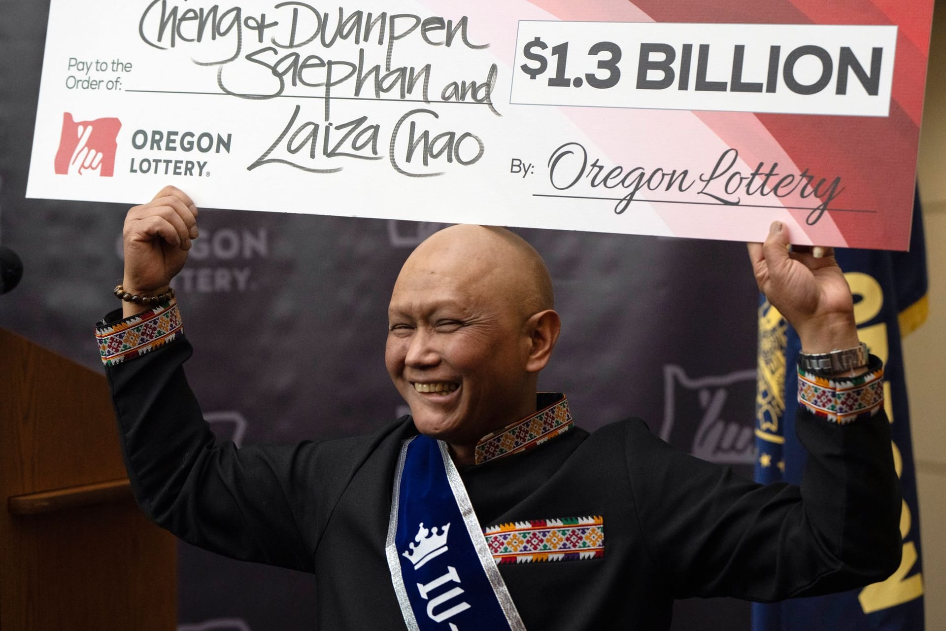 Cheng "Charlie" Saephan hat den 1,3 Milliarden US-Dollar-Jackpot im Bundesstaat Oregon geknackt.