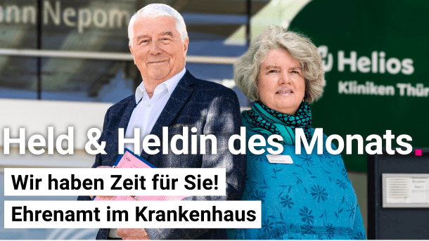 Kerstin Tannus und Norbert Reinelt: Die beiden sind ehrenamtliche Patientenbegleiter.