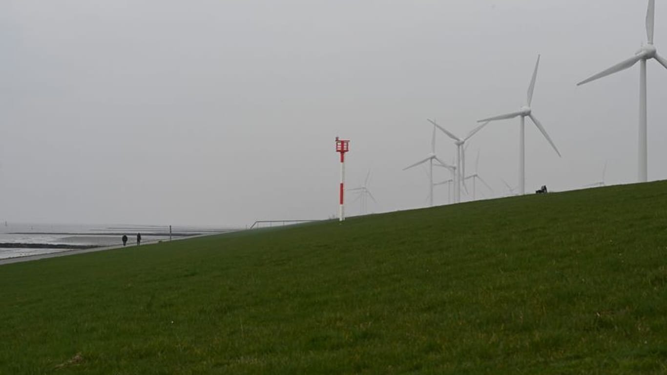 Blick auf den Windpark Rysumer Nacken (Archivbild): In der Region kam es zu einem Gasaustritt.