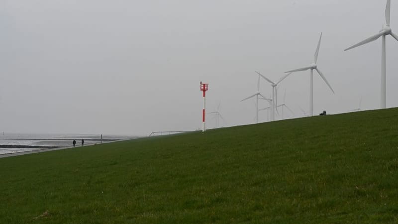 Blick auf den Windpark Rysumer Nacken (Archivbild): In der Region kam es zu einem Gasaustritt.