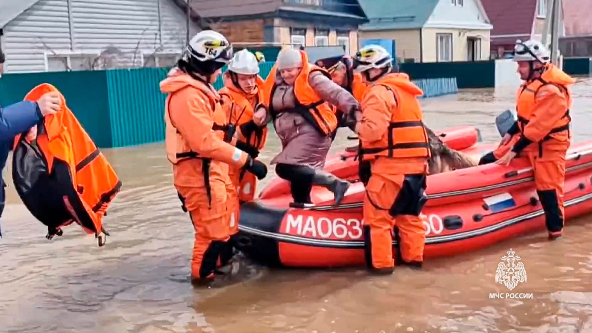 Hochwasser in Russland