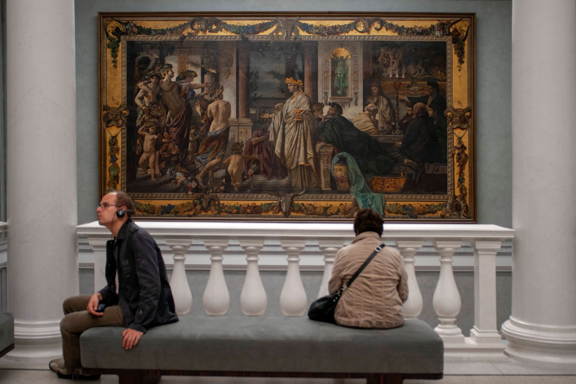 Museumsbesucher in der Alten Nationalgalerie (Archivfoto): Sie ist von den Veränderungen ausgenommen.