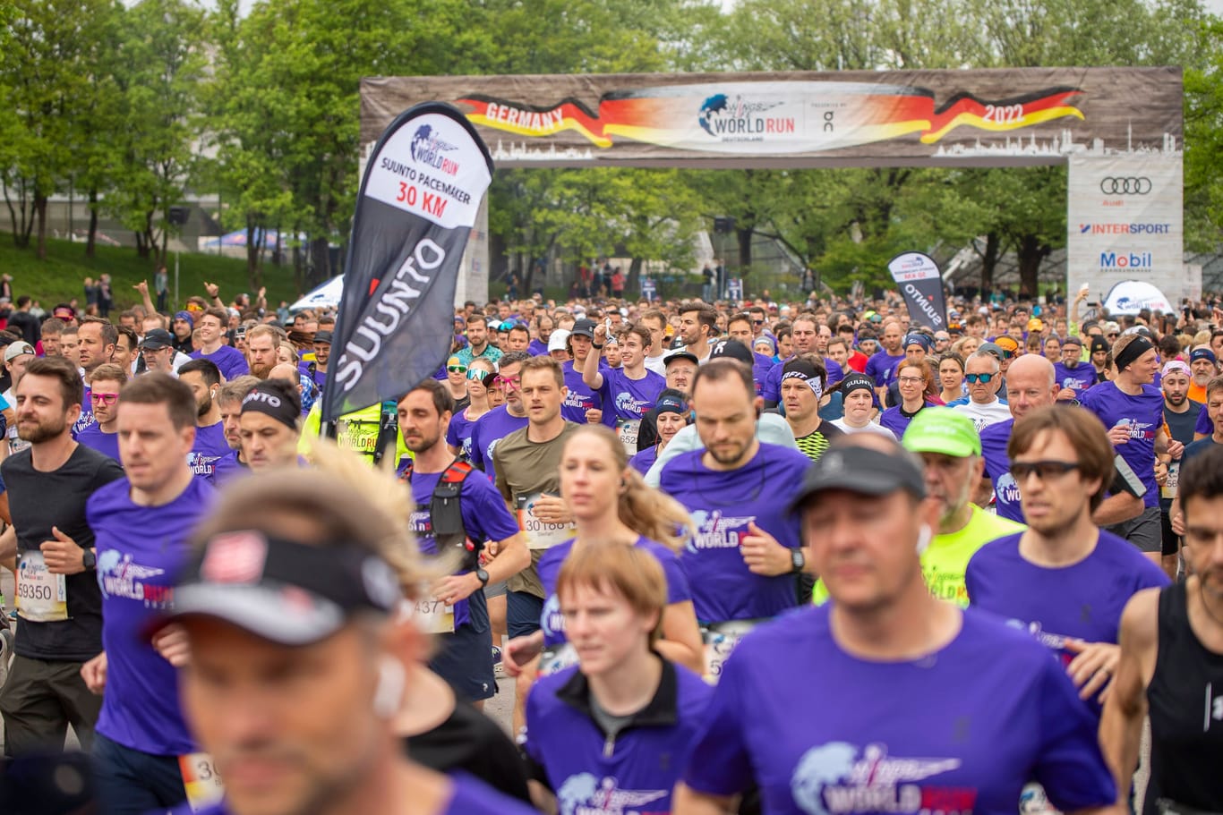Start des Wings for Life World Runs 2022 in München.