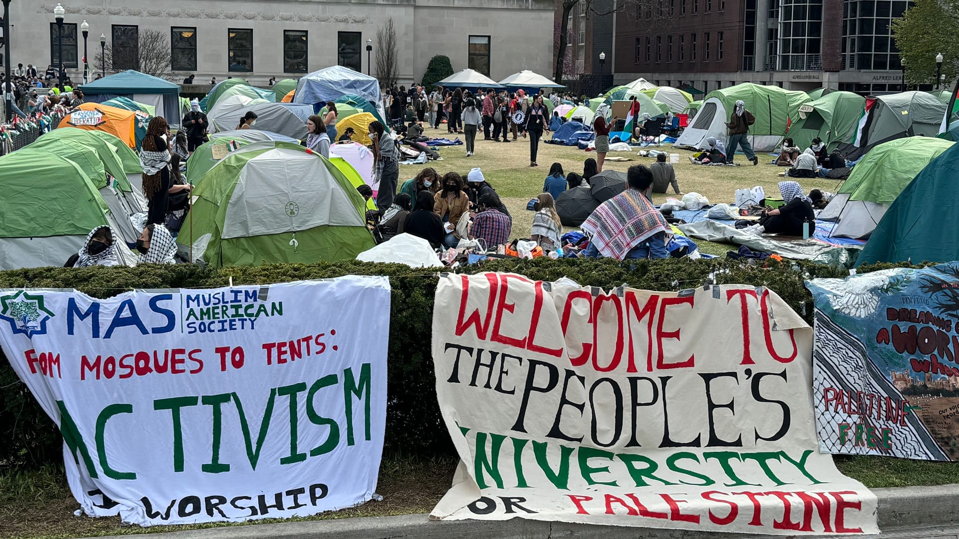 Protest gegen den Gaza-Krieg: An der Columbia University findet sich keine Lösung.