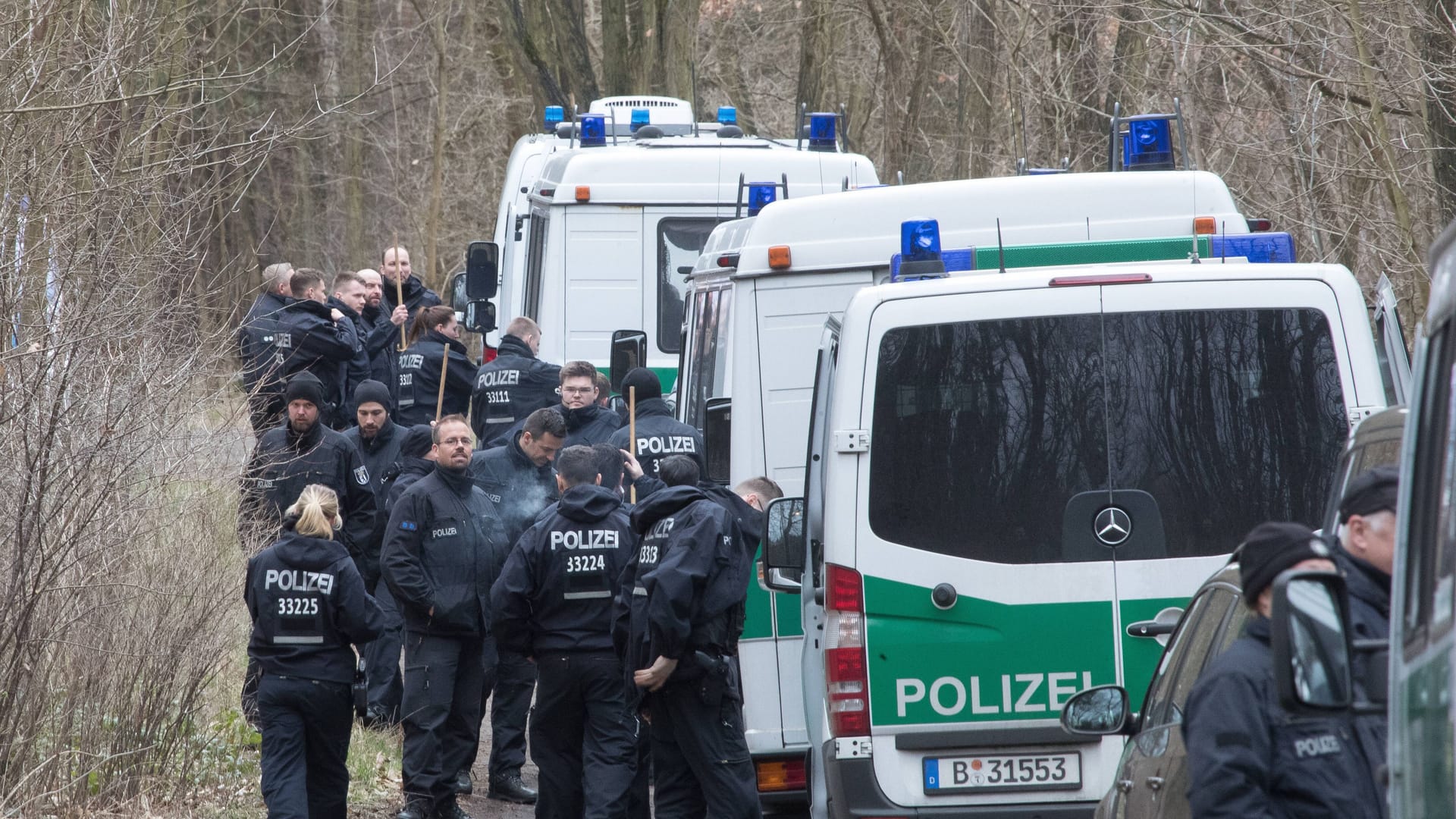 Suche nach Rebecca Reusch (Archivfoto): Nach dem Verschwinden des Mädchens suchte die Berliner Polizei mit einem Großaufgebot nach Rebecca.