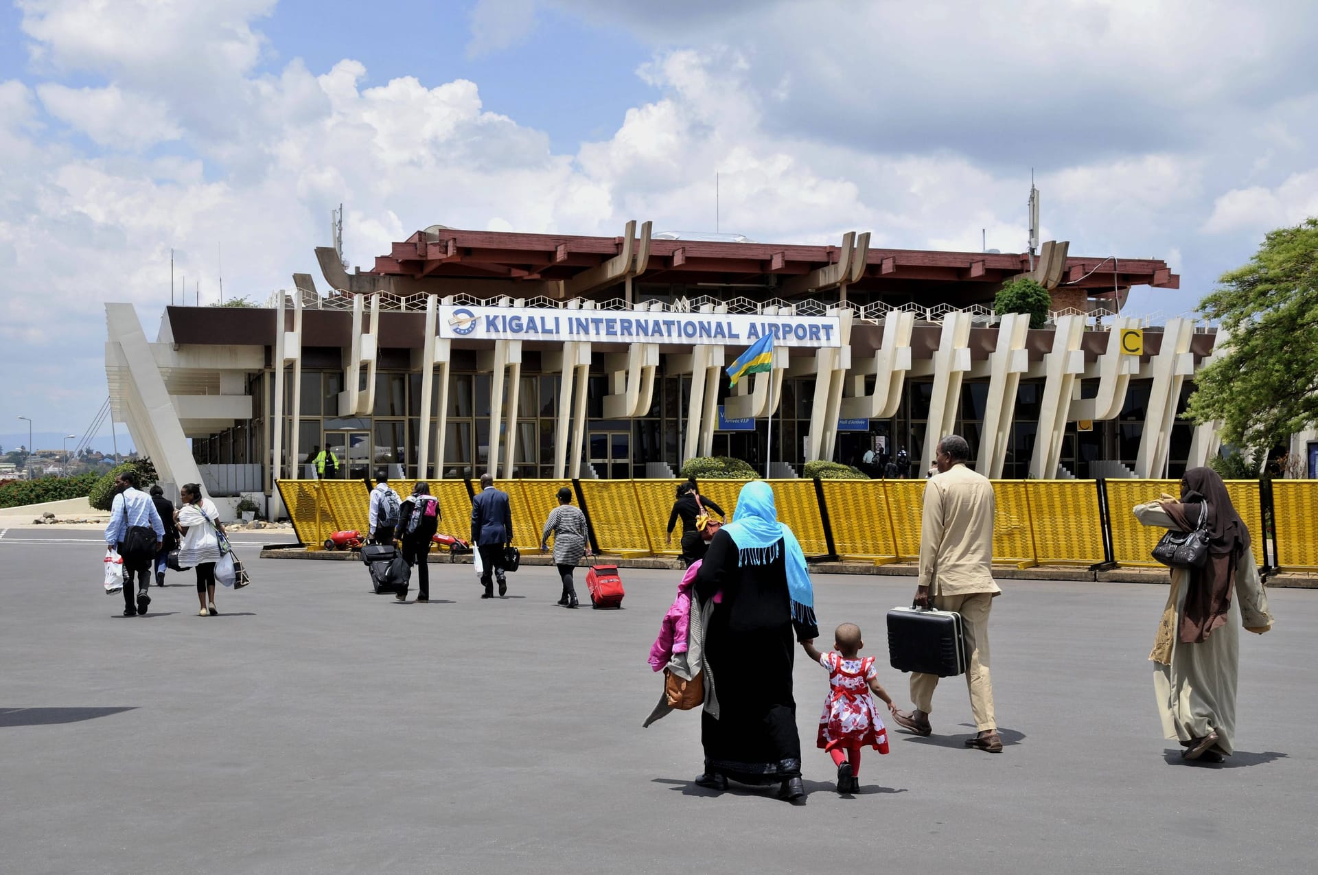 Flughafen von Kigali: Werden hier künftig Geflüchtete von Großbritannien landen?