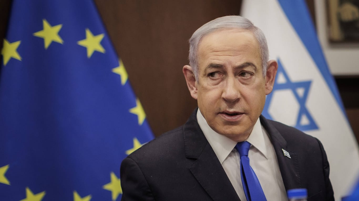 Benjamin Netanjahu: Israels Regierungschef hat dem Iran mit Vergeltung gedroht.