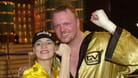 Regina Halmich und Stefan Raab: Sie standen bereits zwei Mal gemeinsam im Ring, 2001 und 2007.