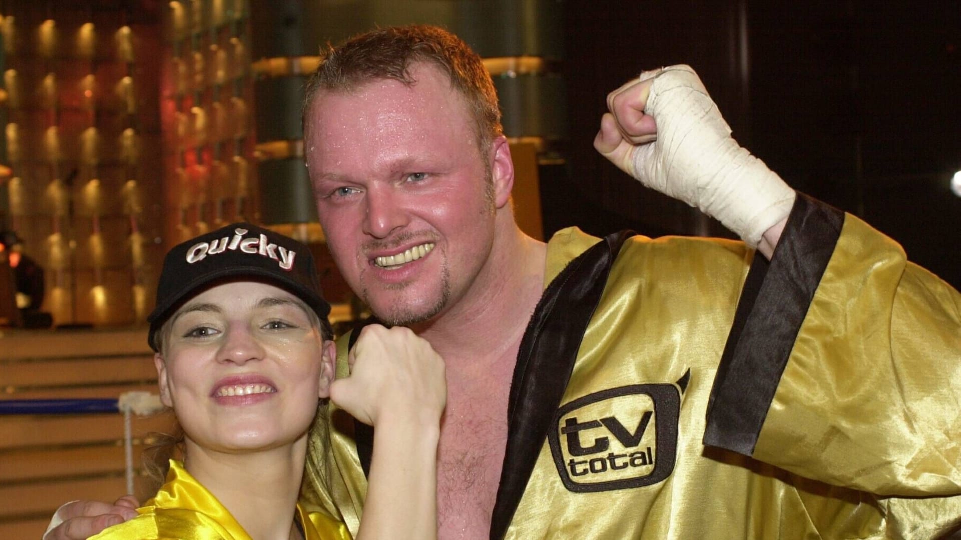 Regina Halmich und Stefan Raab: Sie standen bereits zwei Mal gemeinsam im Ring, 2001 und 2007.