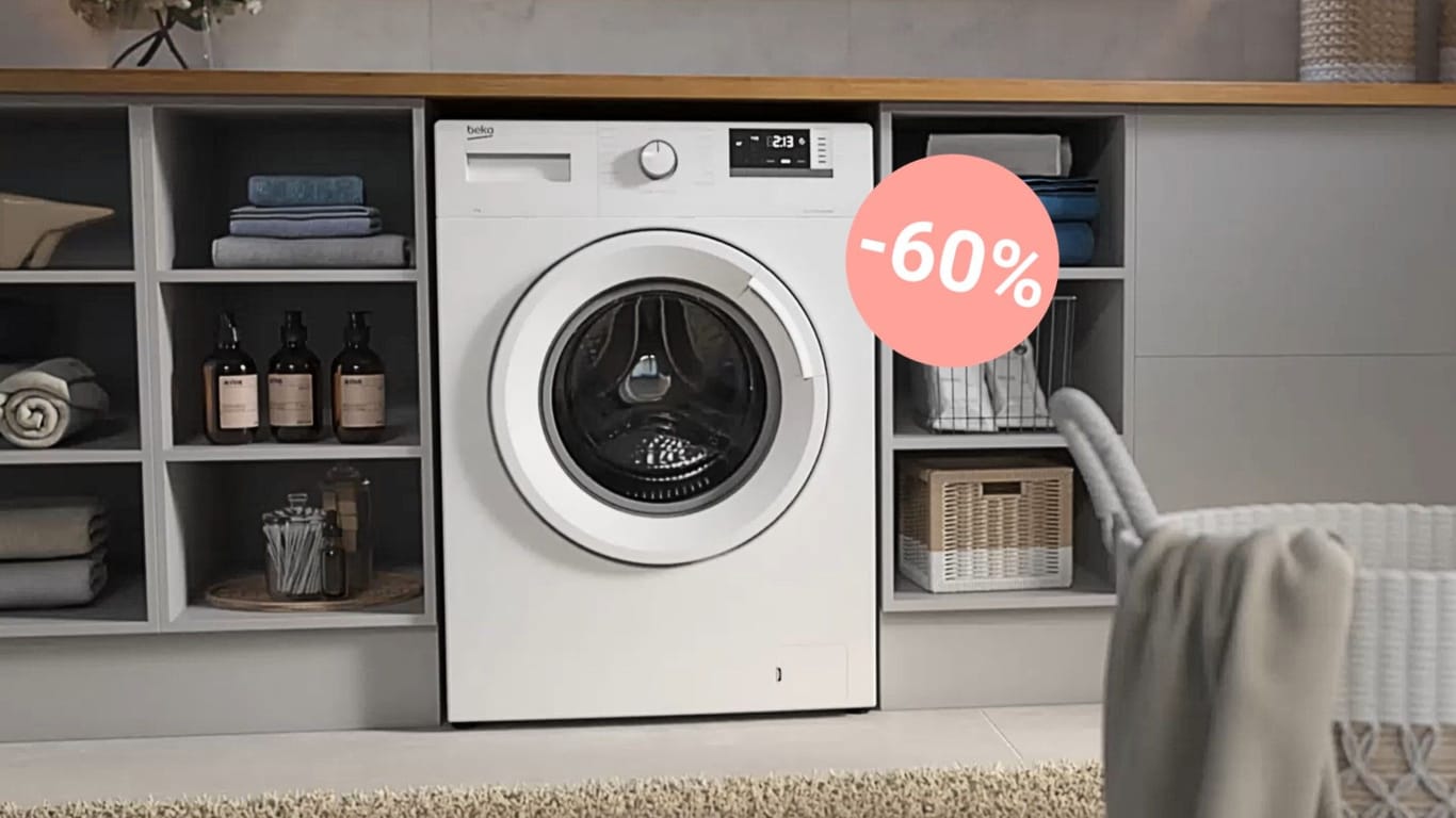 Heute können Sie richtig sparen: Die Beko-Waschmaschine ist jetzt für unter 300 Euro im Aldi-Onlineshop erhältlich.