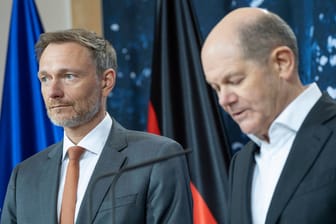 Christian Lindner (FDP) und Olaf Scholz (SPD): Scholz hatte sich für einen Mindestlohn von 15 Euro ausgesprochen.
