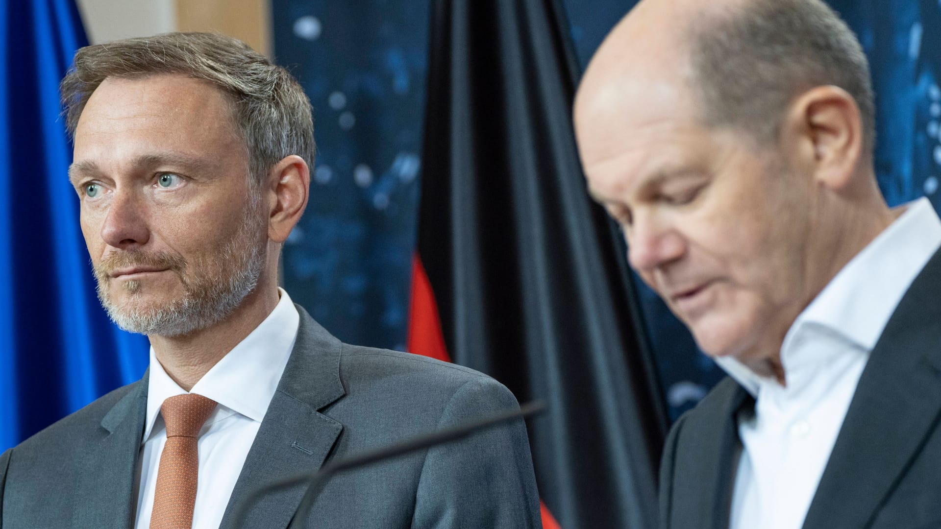 Christian Lindner (FDP) und Olaf Scholz (SPD): Scholz hatte sich für einen Mindestlohn von 15 Euro ausgesprochen.