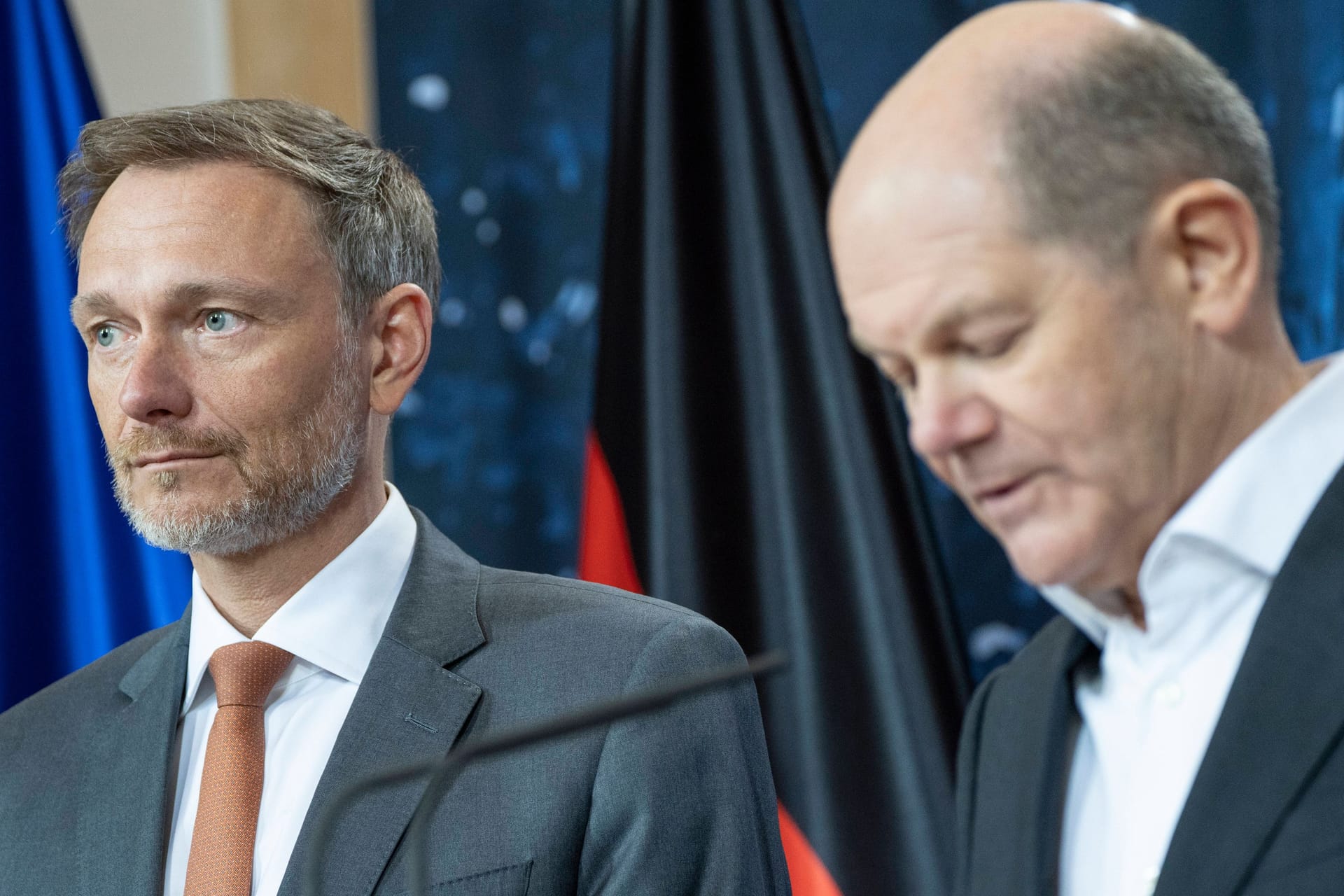 Christian Lindner (FDP) und Olaf Scholz (SPD): Scholz hatte sich für einen Mindestlohn von 15 Euro ausgesprochen.