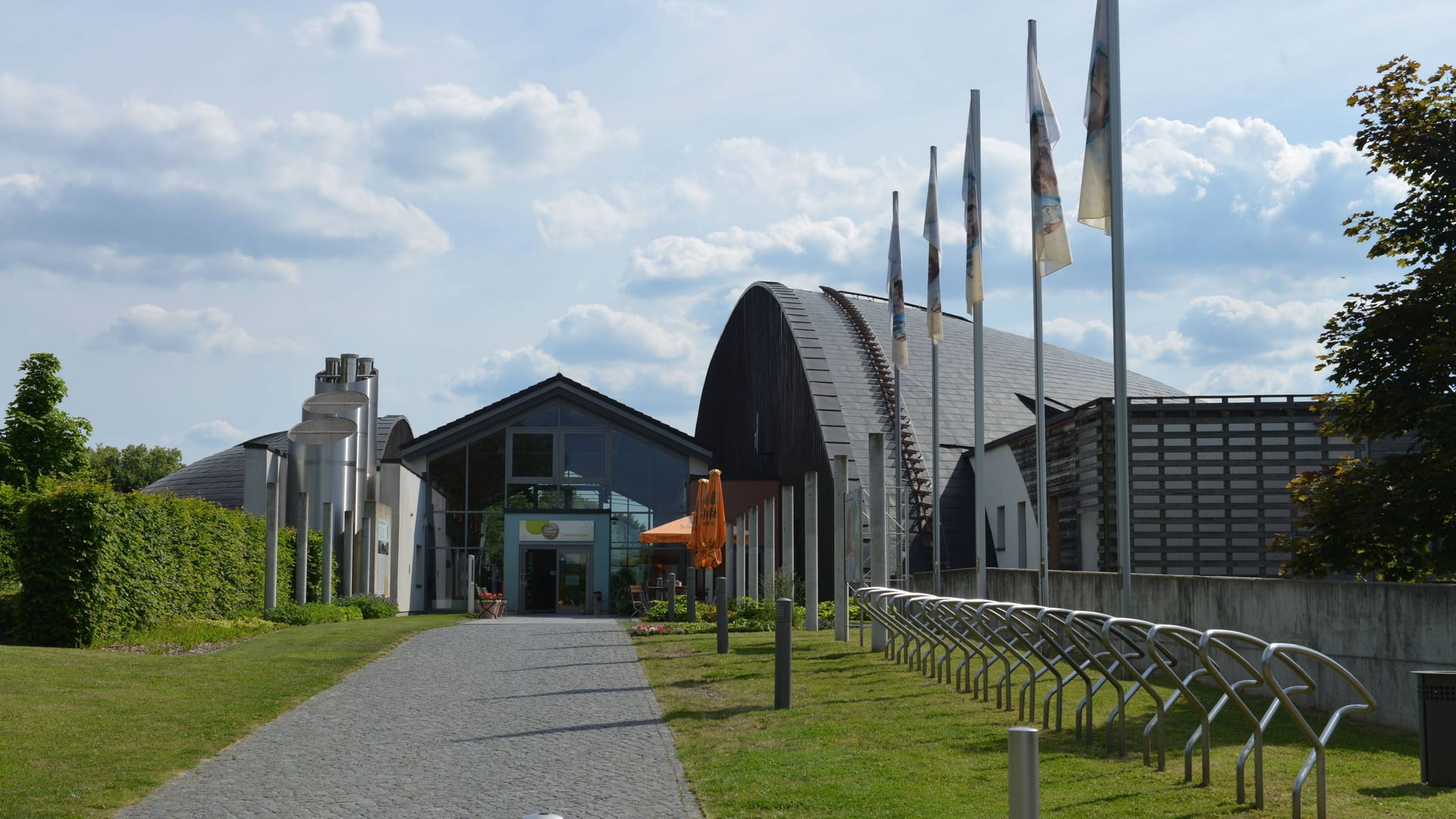 Die Steintherme Bad Belzig in Brandenburg.