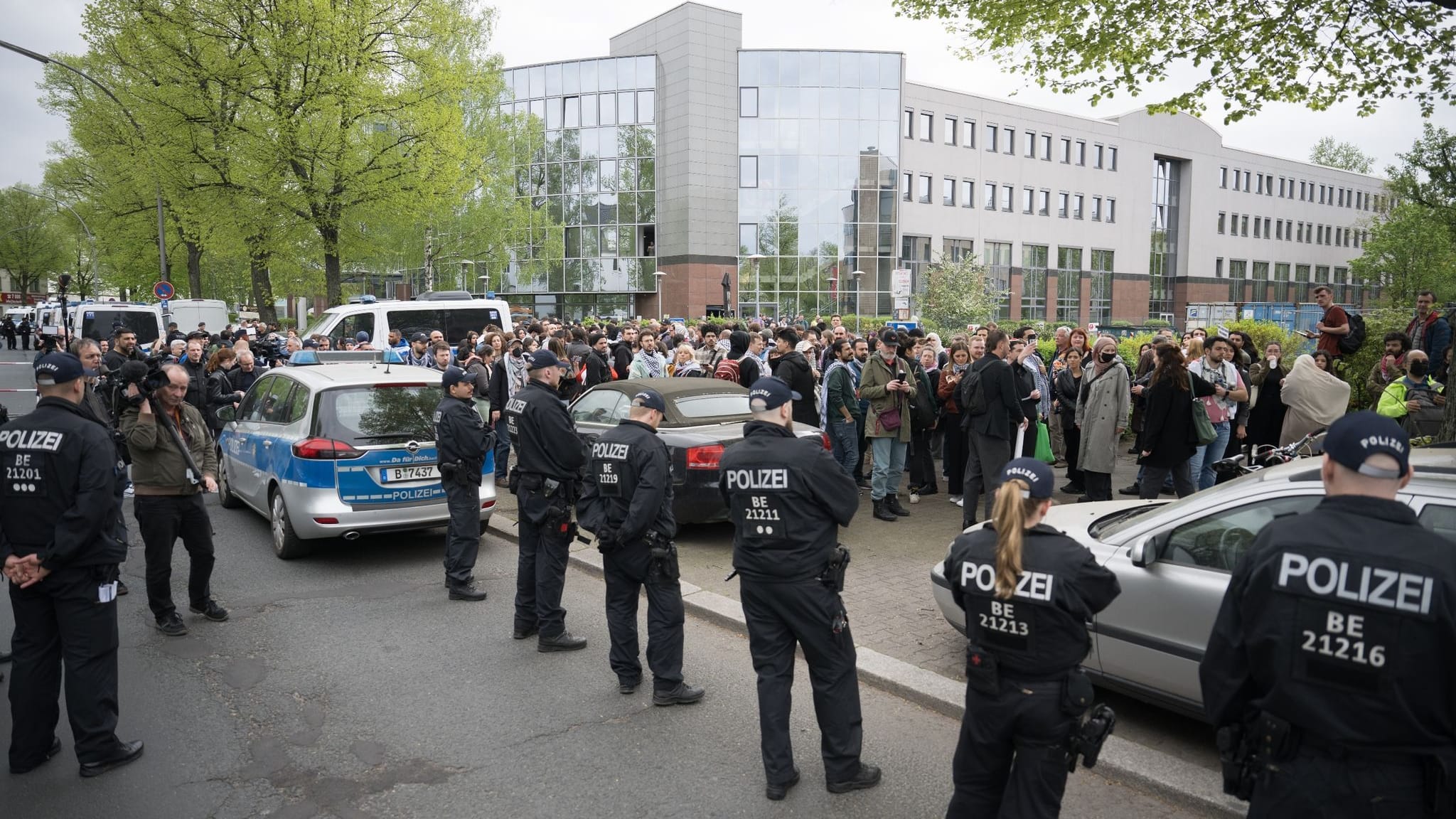 «Palästina-Kongress» endet: Berliner Polizei noch im Einsatz