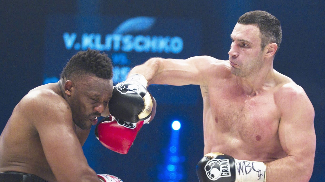 Vitali Klitschko gegen Dereck Chisora: Im Jahr 2012 stand der heutige Bürgermeister von Kiew noch im Boxring.