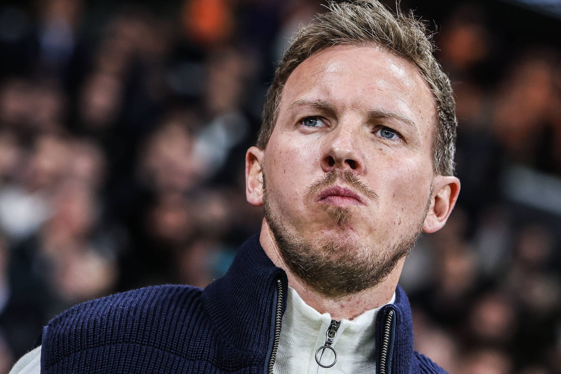 Julian Nagelsmann: Der Bundestrainer steht offenbar auch beim FC Bayern auf der Liste.