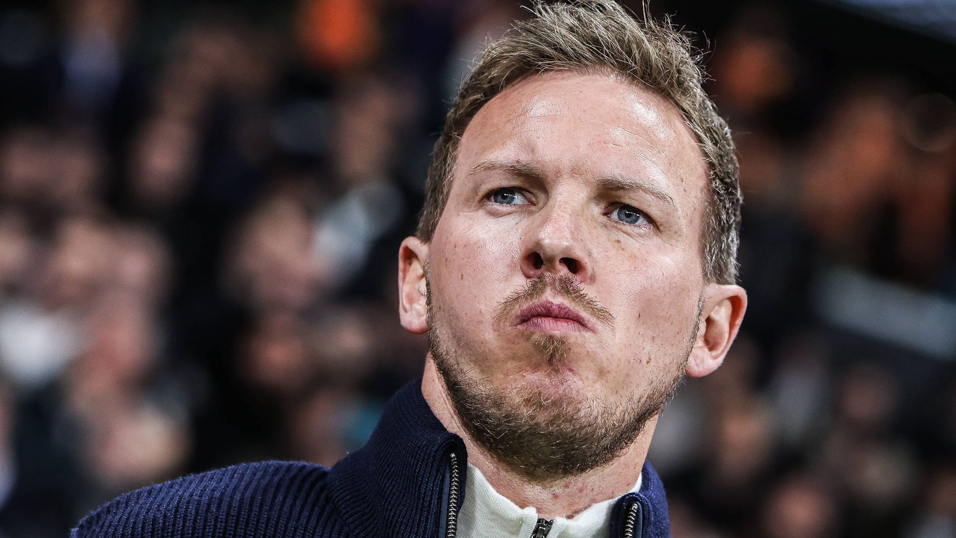 Julian Nagelsmann: Der Bundestrainer steht offenbar auch beim FC Bayern auf der Liste.