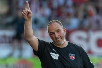 Frank Schmidt: Der Heidenheimer Trainer hatte viel Grund zur Freude.