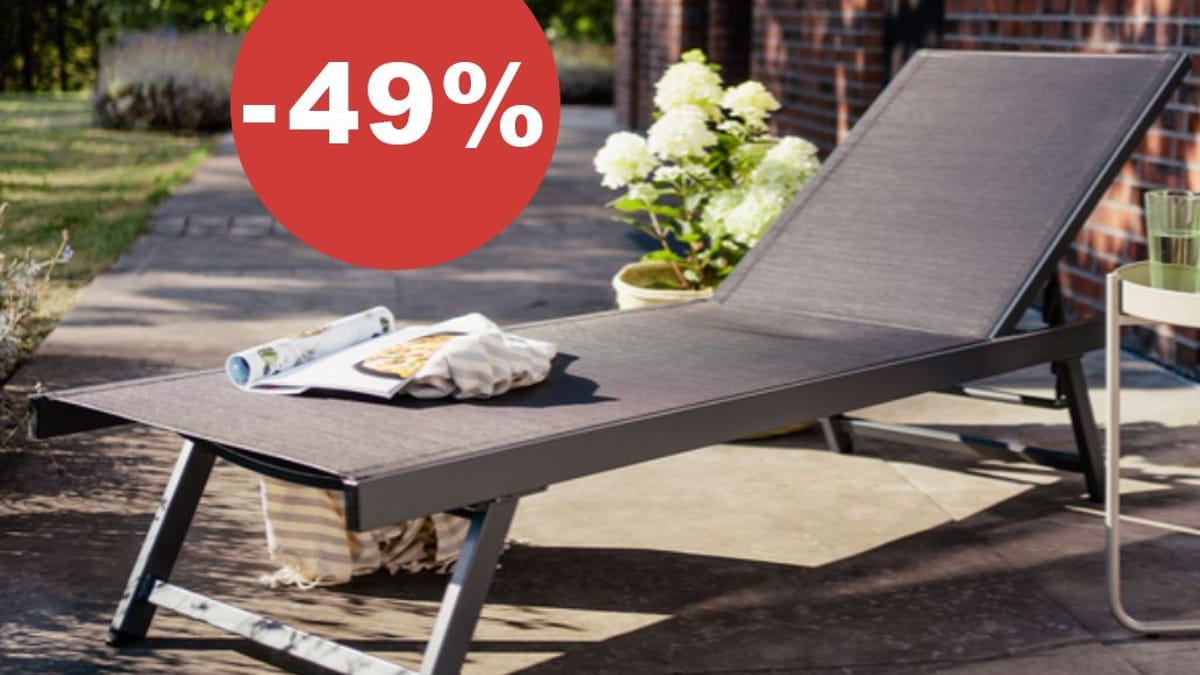 Klappbare LecoSonnenliege bei Aldi jetzt für 99,99 Euro!