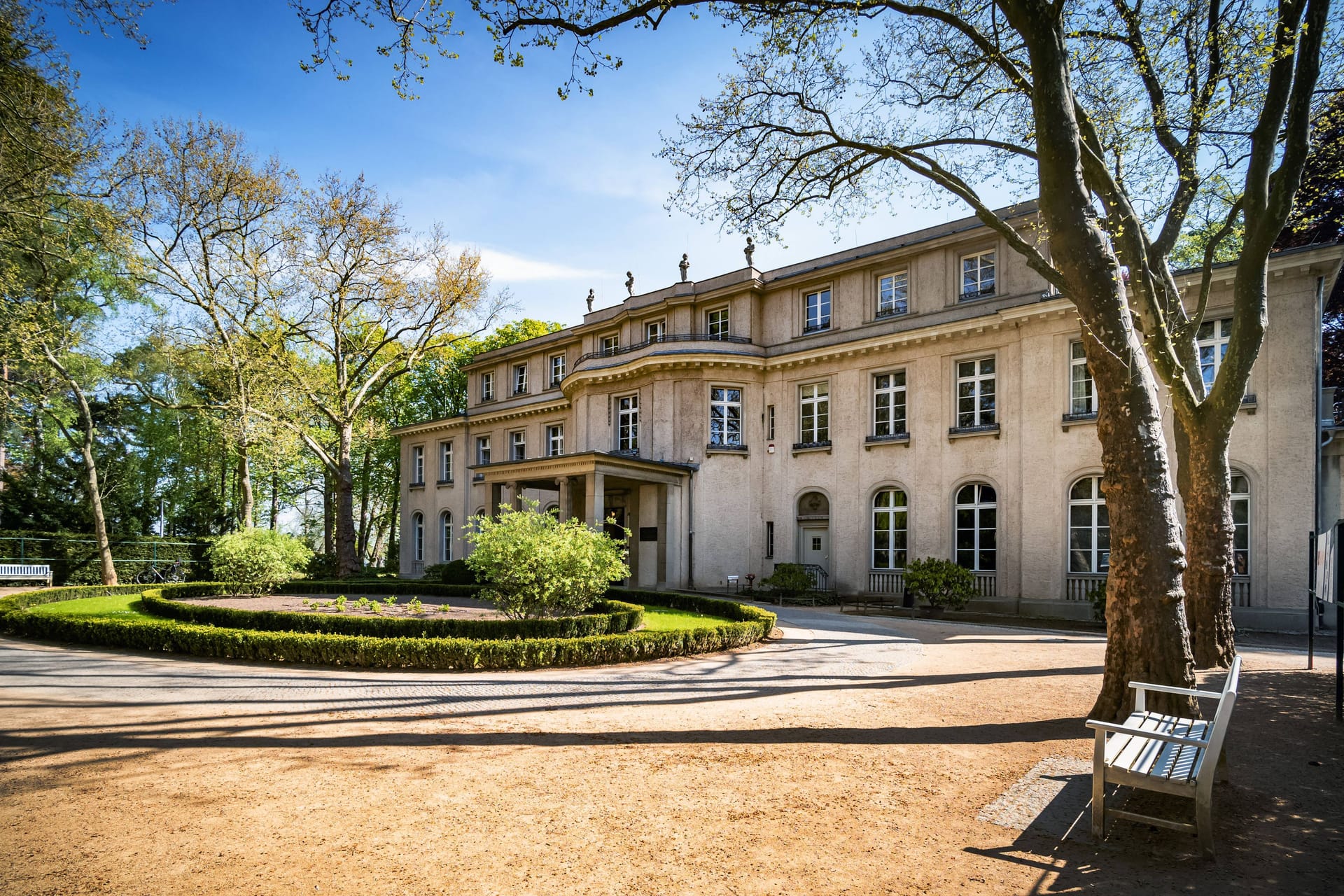 Berlin Zehlendorf, Gedenkstätte Haus der Wannsee-Konferenz, Wannseekonferenz - 05.05.2023 Zehlendorf