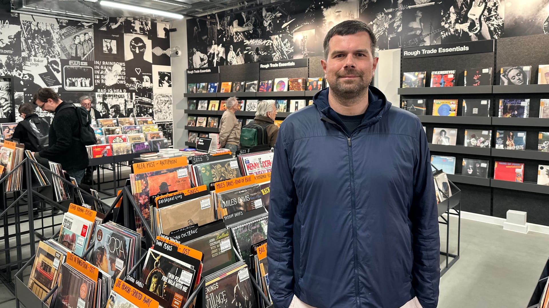 Curt Keplin: Er ist der Chef im Rough Trade-Laden von Berlin.