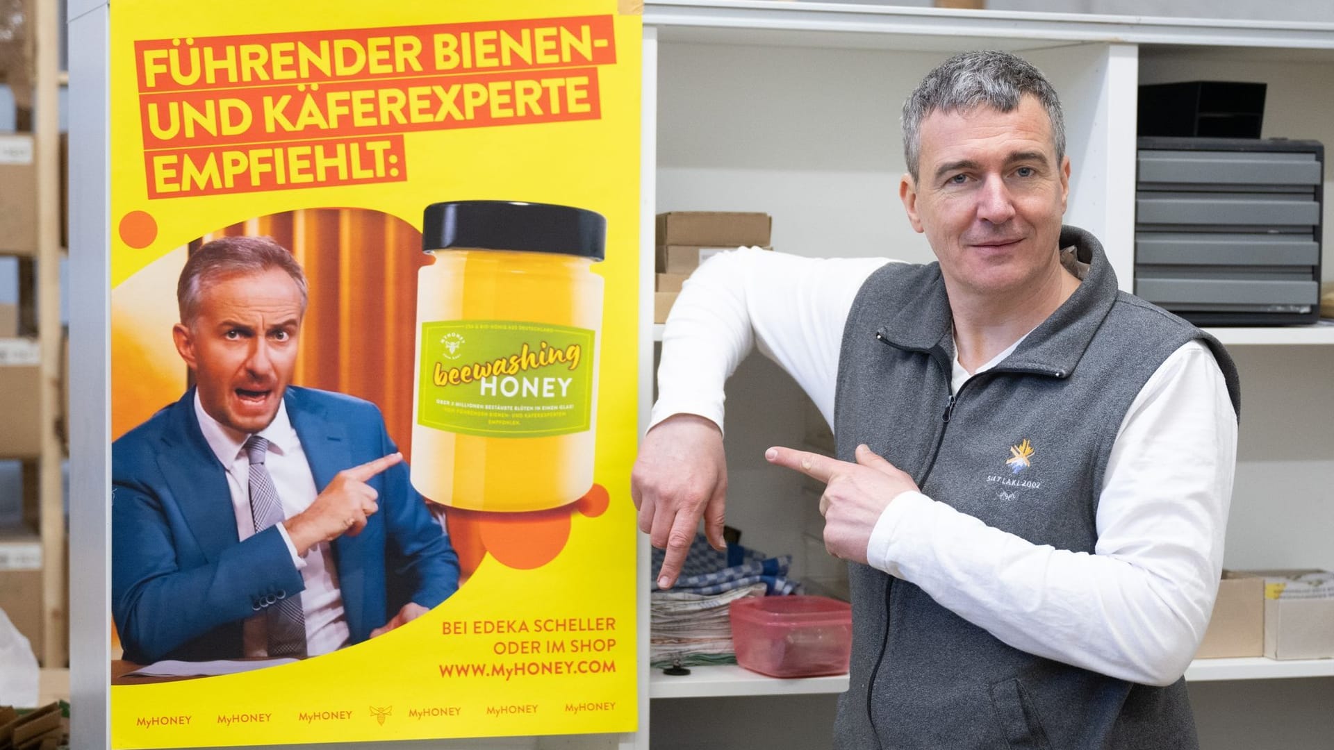 Imker Rico Heinzig