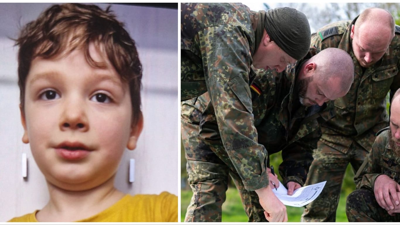 Der vermisste Junge und Bundeswehrsoldaten auf der Suche nach ihm: Arians Verschwinden hält die Region seit Tagen in Atem.