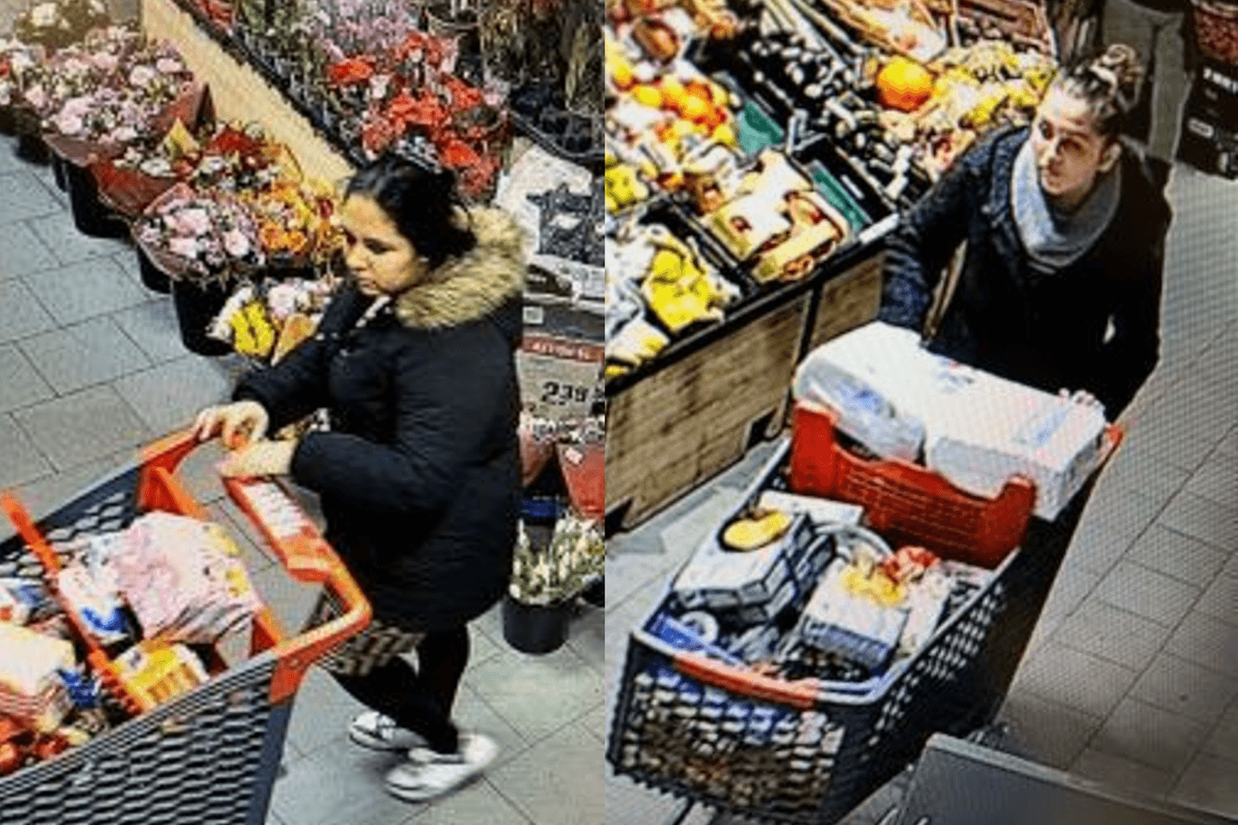 Die Polizei in Essen sucht nach diesen beiden Frauen: Sie sollen Lebensmittel gestohlen haben.