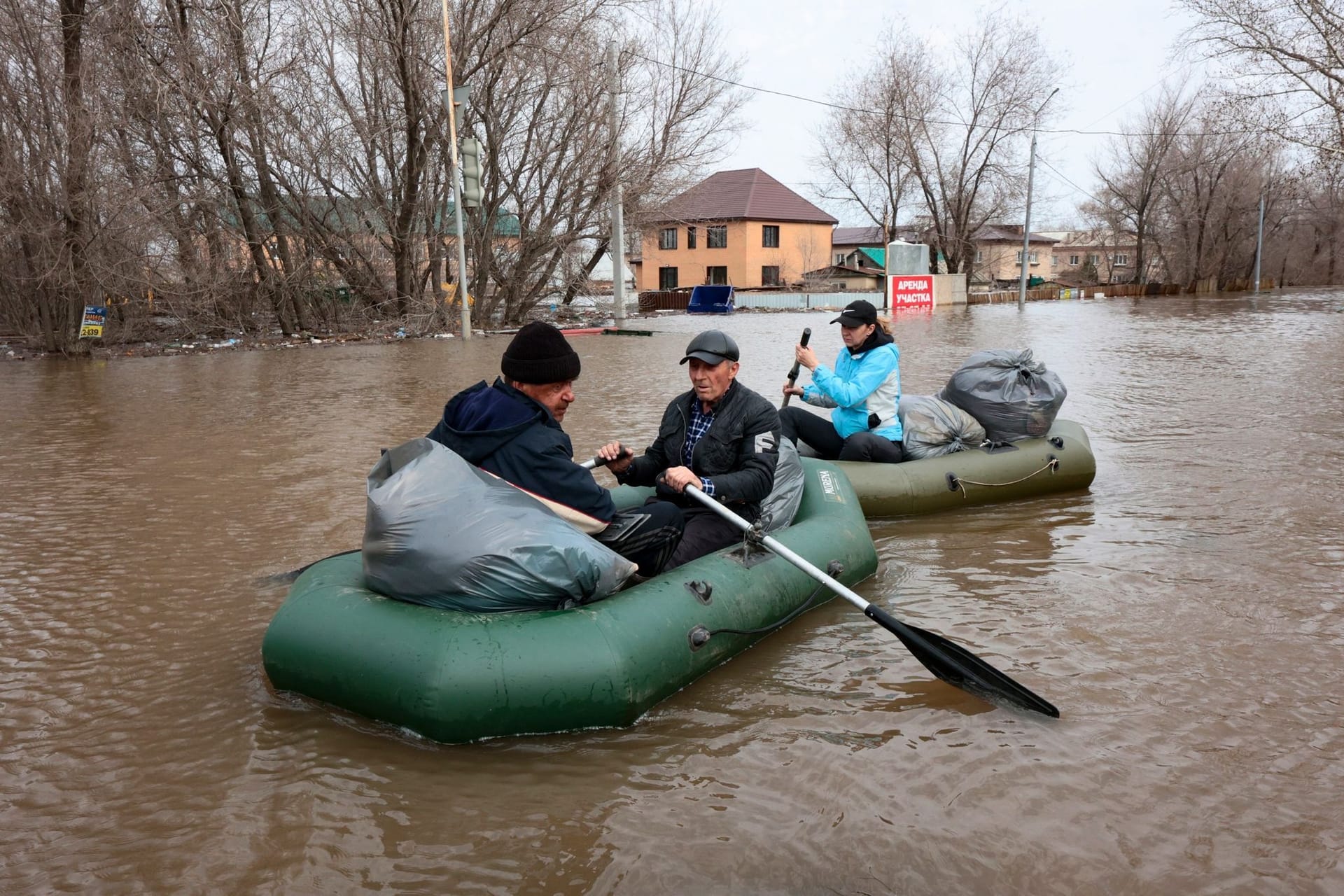 Überschwemmungen in Russland