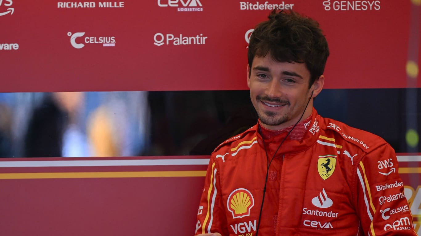 Charles Leclerc: Ferrari baut auf den talentierten Monegassen.