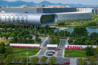 TSMC-Fabrik in China (Archivfoto): Wie das Werk in Dresden aussehen soll, ist noch nicht bekannt.