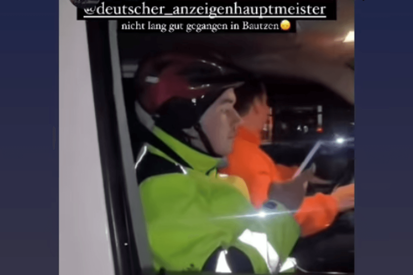 Dieses Video, das vor dem Übergriff entstand, teilte de Anzeigenhauptmeister aus Bautzen.